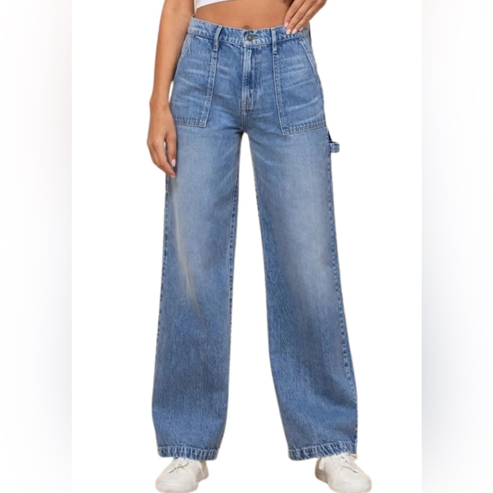 NWT Hidden - Logan Light Wash Classic Carpenter Dad Jean SIZE 28